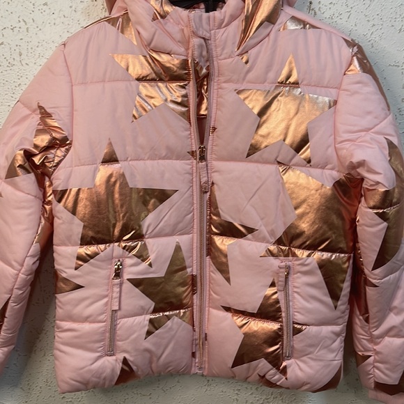 S Rothschild & Co Big Girls Star-Print Puffer Coat - Picture 4 of 6